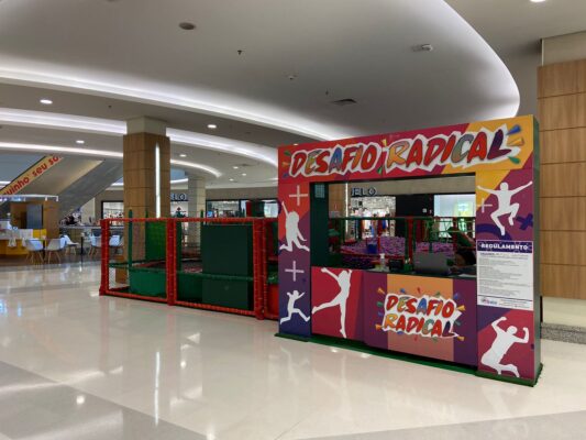 Mundo Radical é a nova atração infantil do Shopping Granja Vianna