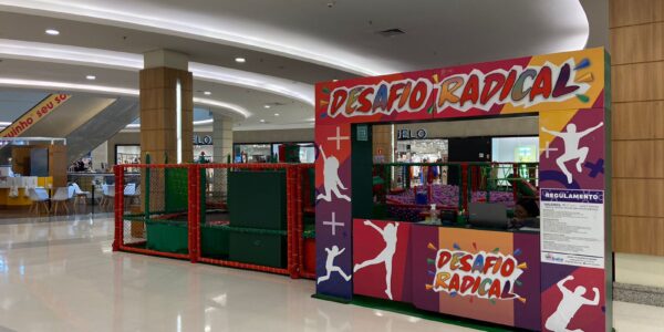 Mundo Radical é a nova atração infantil do Shopping Granja Vianna