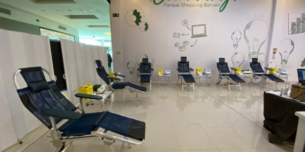 Campanha de doação de sangue acontece no Parque Shopping Barueri em parceria com Rotary Club e Hemocentro São Lucas
