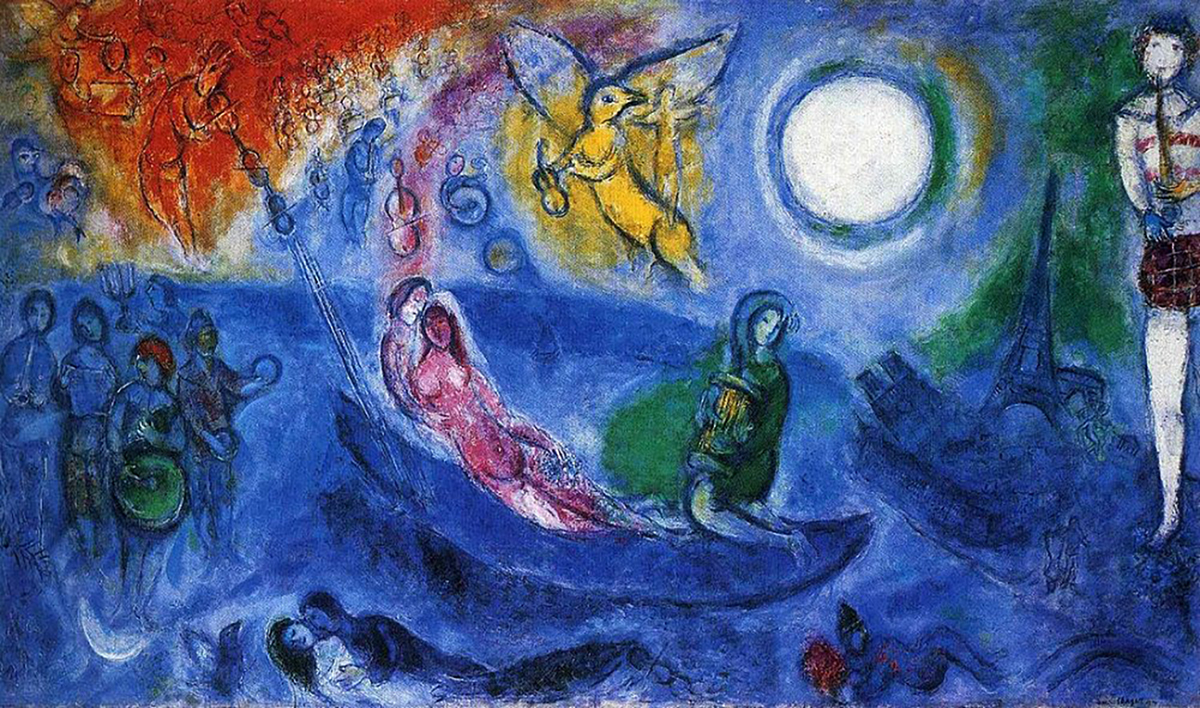 Marc Chagall em exposição no CCBB SP. Foto: Instituto Cultural Judaico/ Reprodução