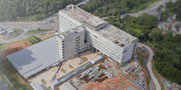 Novo hospital de Barueri com obras na reta final