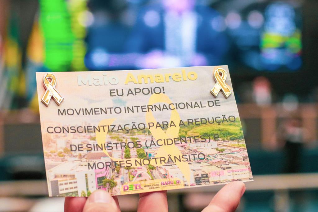 Maio Amarelo Barueri Alphaville Semurb trânsito