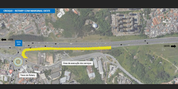 Região do trevo do Rotary, em Barueri, recebe intervenções por conta de obras na Castello a partir desta quinta, 14/9