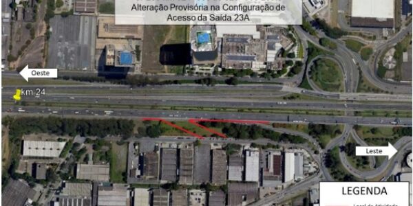 CCR ViaOeste fará intervenção na Rodovia Castello Branco dia 30, em Barueri