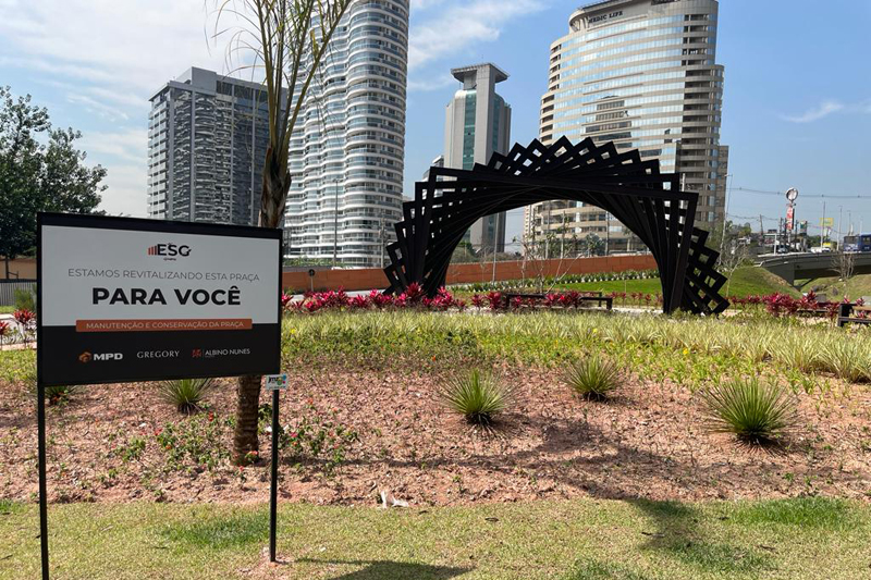 Praça em Alphaville é revitalizada pela MPD Engenharia