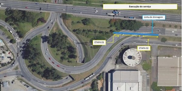 Região do Trevo de Alphaville receberá implantação de drenagem para águas pluviais a partir desta quinta-feira, 2