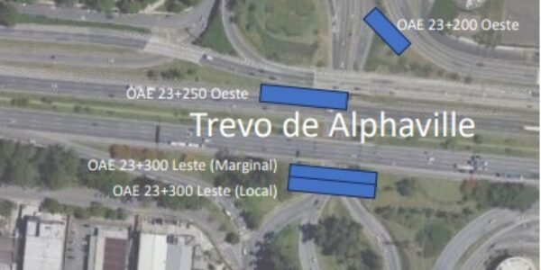 Al. Rio Negro, no Trevo de Alphaville, terá intervenções por 15 dias