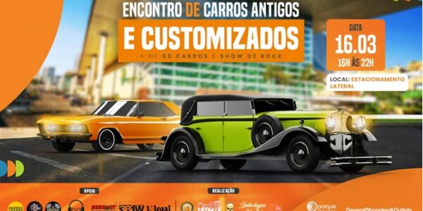 Encontro de Carros Antigos e Customizados acontece dia 16, em Barueri