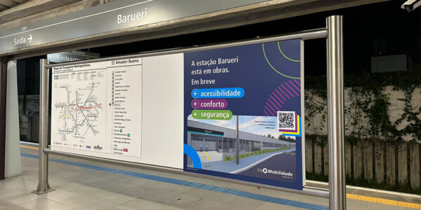 Estação de trem de Barueri terá novo túnel de acesso