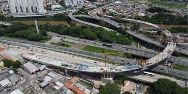 Nova ponte de acesso a Osasco na Castello está 87% concluída e pode ser liberada até o final de abril