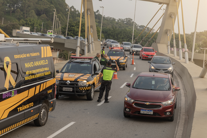 Maio Amarelo: Semurb faz ações em Alphaville e outros pontos de Barueri
