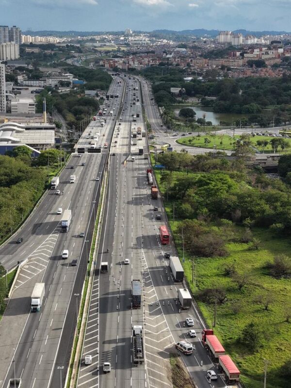 Trânsito em Alphaville é consequência de obras no Rodoanel