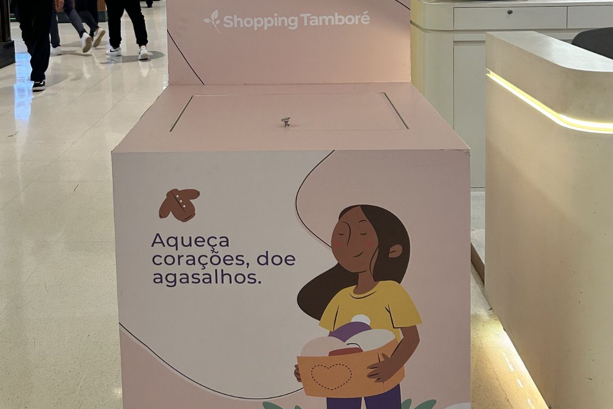 Shopping Tamboré arrecada agasalhos até o dia 30 de junho